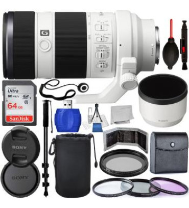 Sony FE 70-200mm f/4 G OSS Lens - SEL70200G Must Have Bundle