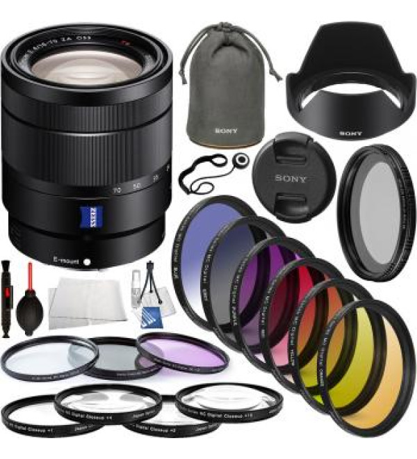Sony Vario-Tessar T* E 16-70mm f/4 ZA OSS Lens - SEL1670Z Extreme Lens Bundle