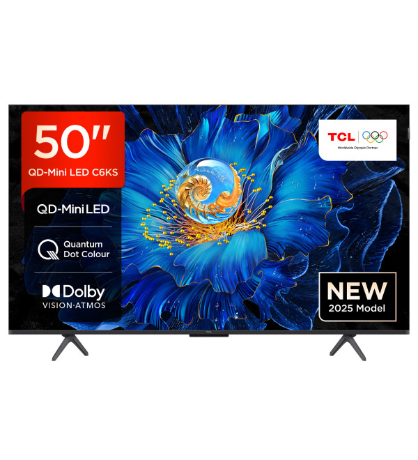 TCL C6KS 50C6KS-UK TV 127 cm (50") 4K Ultra HD Smart TV Wi-Fi Metallic