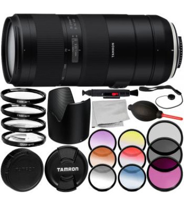 Tamron 70-210mm f/4 Di VC USD Lens for Nikon F - AFA034N-700 and Essential Accessory Bundle