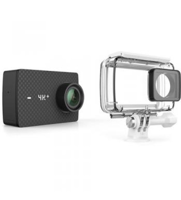 YI 4K+ 60fps Camera with Waterproof Case, Voice Control, Live Streaming, and 12MP RAW