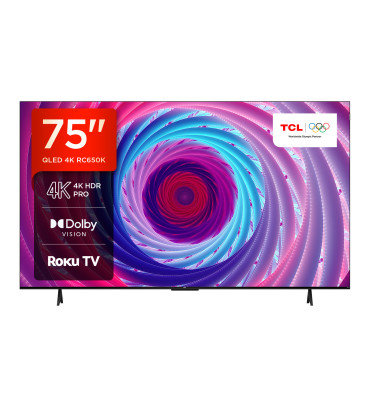 TCL 75RC650K TV 190.5 cm (75") 4K Ultra HD Smart TV Wi-Fi Titanium