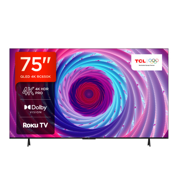 TCL 75RC650K TV 190.5 cm (75") 4K Ultra HD Smart TV Wi-Fi Titanium