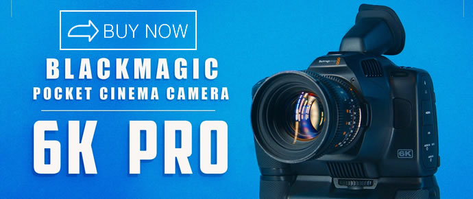 BlackMagic Pocket Cinema Camera 6k Pro